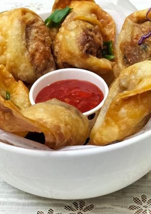 A picture of Wontons.