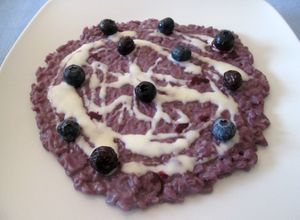 Foto di Risotto ai Mirtilli e Taleggio