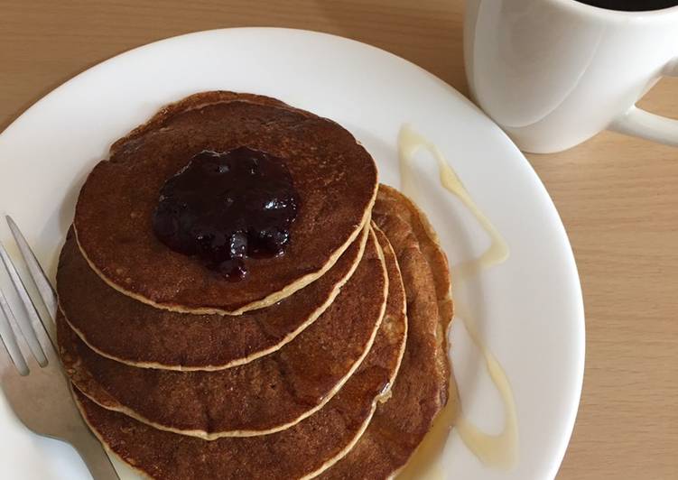 Resep Blueberry Oats Pancake Anti Gagal