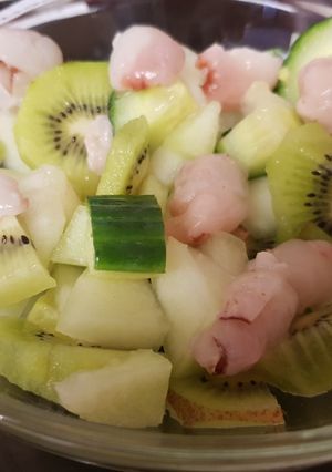 A picture of My Cool Fruit Salad 🤗.