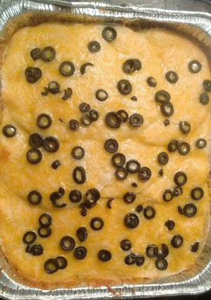 A picture of Quick Layered Chicken Enchiladas.