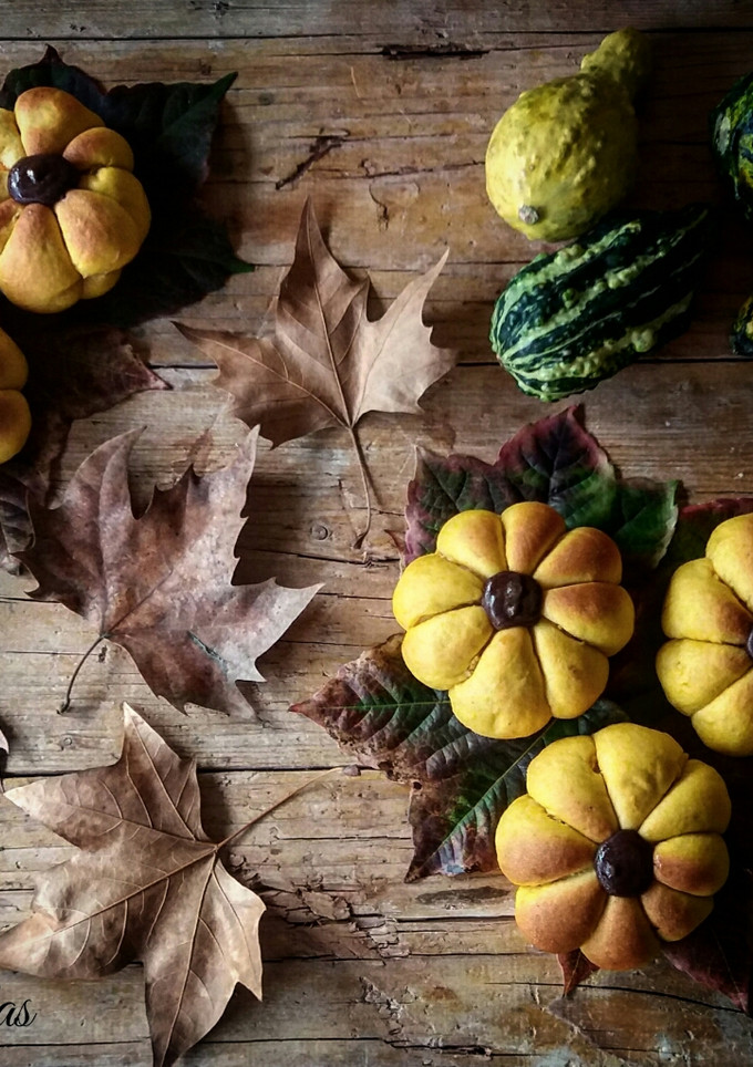 Una foto de Panecillos de Calabaza