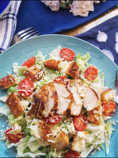 A picture of Caesar Salad.