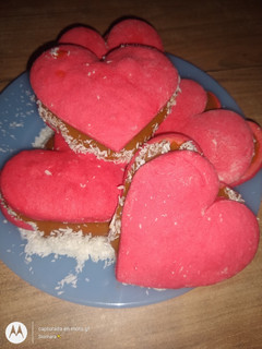 Una foto de Alfajorcitos De Maicena Para San Valentín🏹