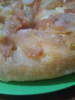 Una foto de Torta invertida de manzana