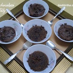 A picture of Instant chocolate idly... which can be prepared in minutes.