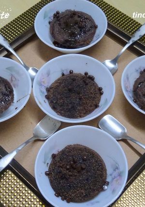 A picture of Instant chocolate idly... which can be prepared in minutes.