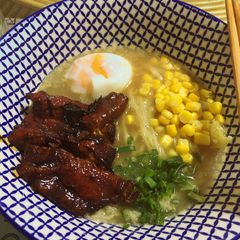 A picture of Chicken Broth Ramen.