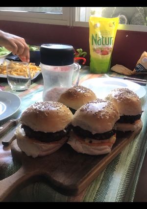 Una foto de Hamburguesa caserita