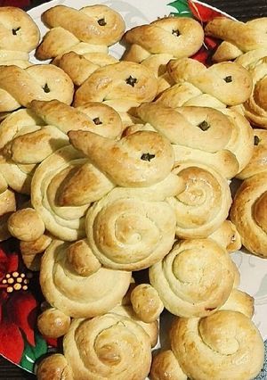 Φωτογραφία της συνταγής Κουλουράκια πασχαλινά λαγουδάκια