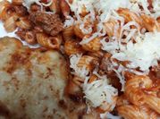 A picture of smoke sausage pasta