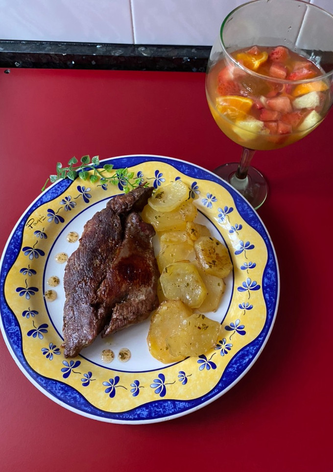 Una foto de Solomillo macerado al horno