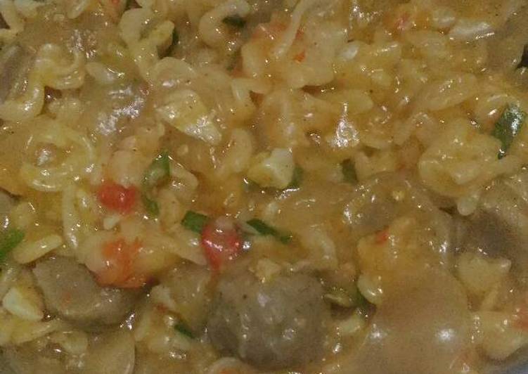 Cara Gampang Menyiapkan Seblak macaroni pedas, Enak