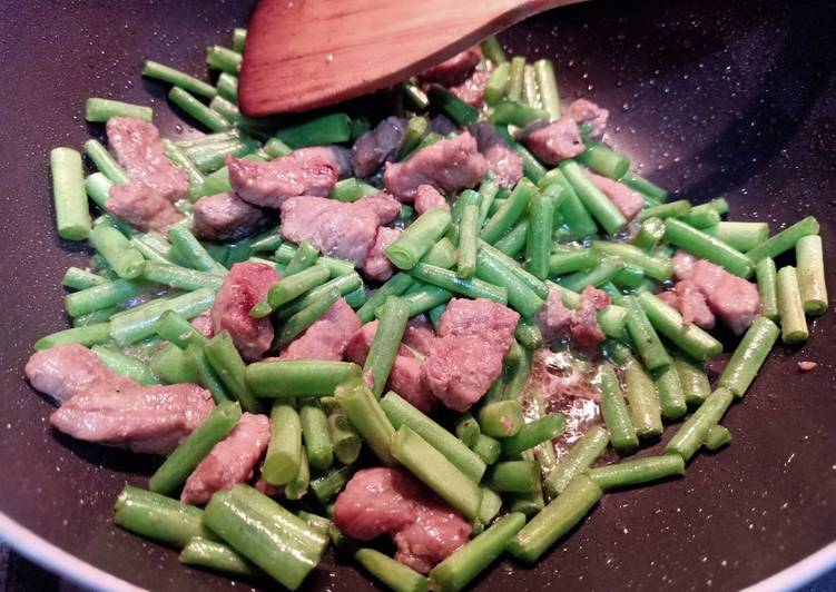 Resep Tumis buncis simple bisa di campu-campur, Enak