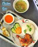 Roasted Chicken Rice Ala Restaurant Chinese