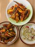 Ikan Gabus Balado dengan Tumis Tauge