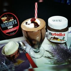 Bourbon-Nutella Icecream Shake A picture of Bourbon-Nutella Icecream Shake.