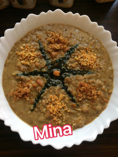 عکسی از دستور آش بادمجان 🍆🍆🧄