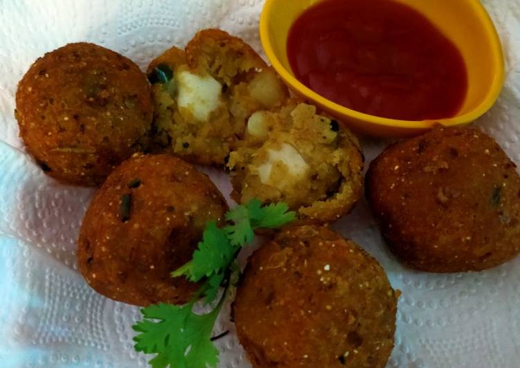 Simple Way to Prepare Super Quick Homemade Yummy cheese poha nuggets
