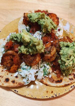 A picture of Shrimp Tacos.