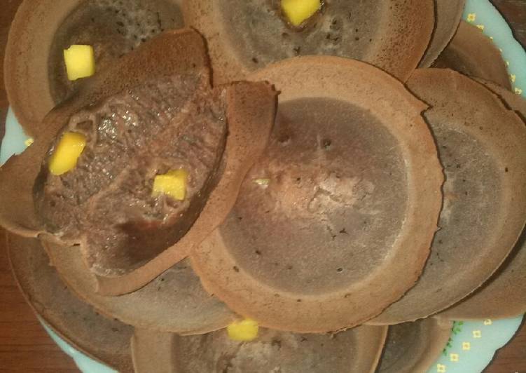 Cara memasak Apem selong cokelat Anti Gagal