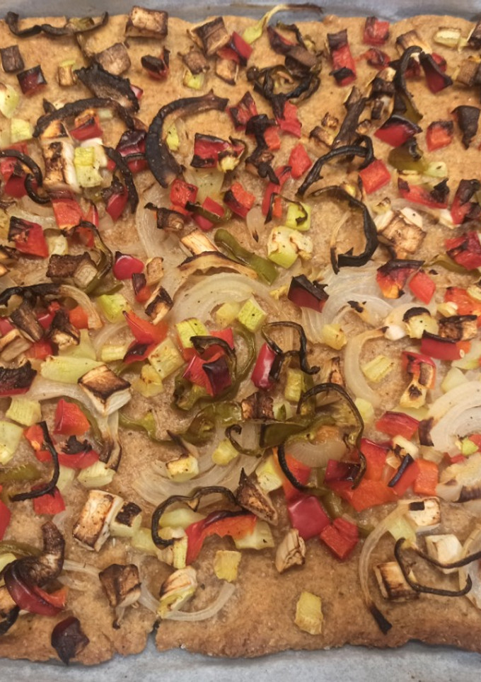 Una foto de Coca de verdura