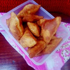 A picture of Lemon mandazi #4weeksChallenge.