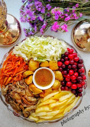 عکسی از دستور سینی مرغ