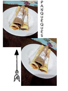 Una foto de Panqueques con Dulce de leche