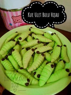 Foto resep Kue Ulet Bolu / Cartepillar Cookies