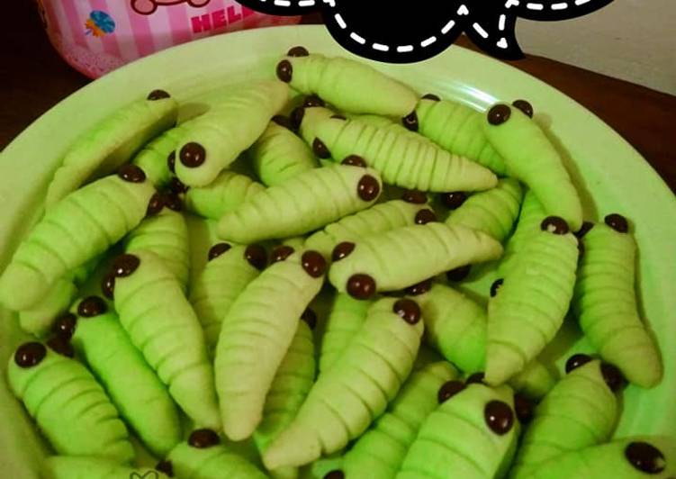 Kue Ulet Bolu / Cartepillar Cookies