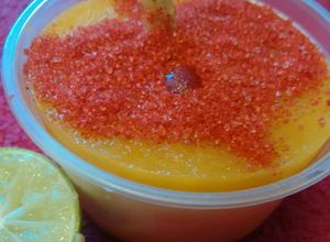 Una foto de Mangonadas con chamoy