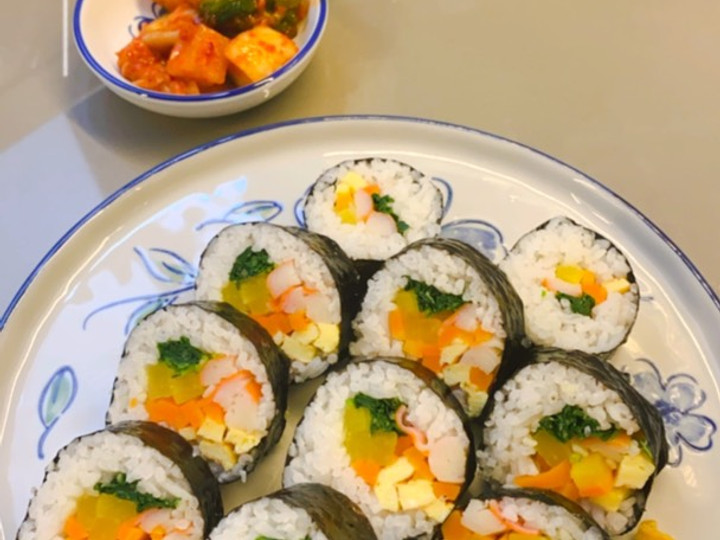 Bagaimana Membuat Kimbab (korean sushi roll) Anti Gagal