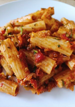 A picture of Pasta with Vegetables.