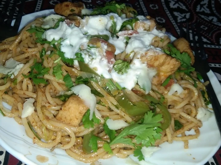 Easy Steps to Prepare Chicken chow mein the So Delicious Delicious