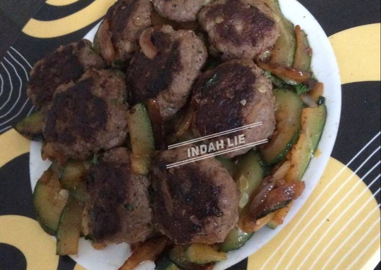 Grill Beef with Zuchini