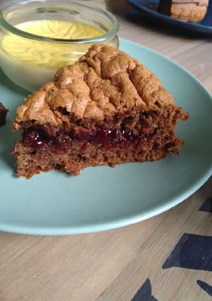 Une photo de Gâteau noisette chocolat