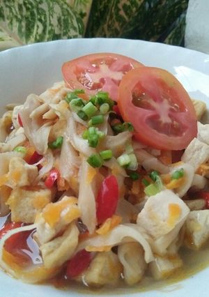 Foto resep Tumis Jamur (Tahu)