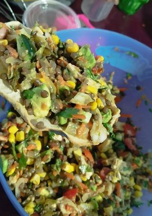 Una foto de Ensalada de lentejas