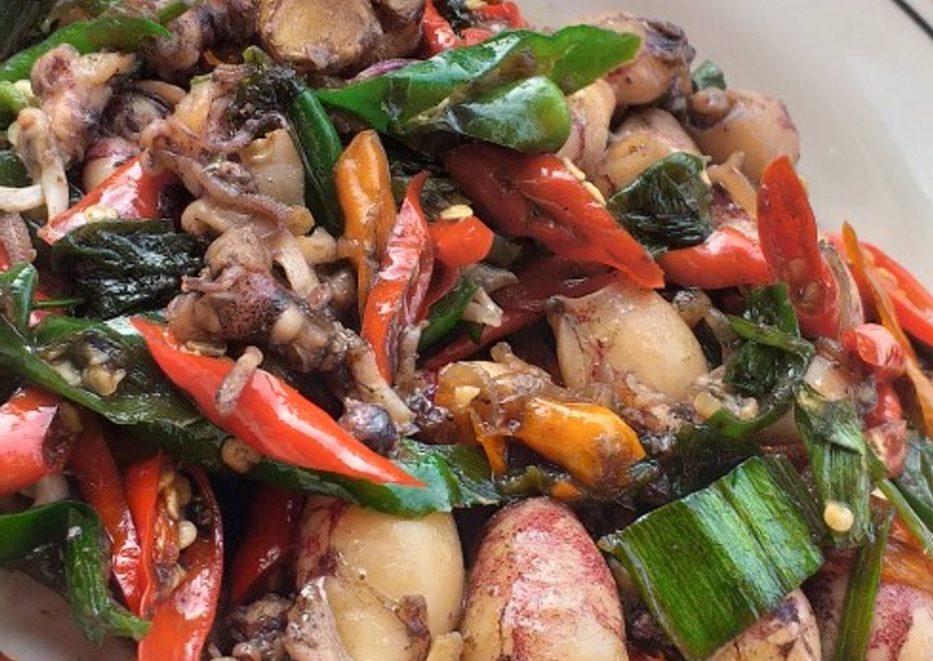 Cumi cendol lombok bangjo