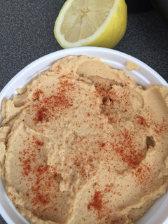 Una foto de Hummus de garbanzos
