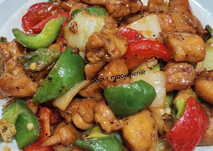 Resep Ayam Lada Hitam oleh Henie Wied - Cookpad