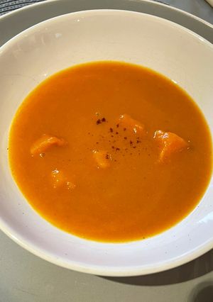 A picture of Chilli & Coconut Butternut Squash Soup 🌶 🥥.