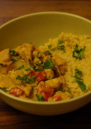Una foto de Pollo al curry!!
