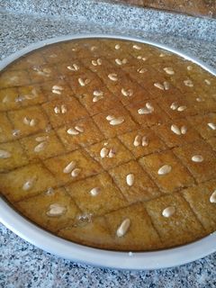 صورة لوصفة هريسه بالفستق