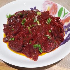 A picture of Beetroot bahji(chuqander).