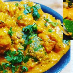 A picture of Soya Chunks Capsicum & Onion Curry soyabeena badi ki sabji.
