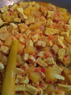 Foto resep Sambal goreng kentang tahu simple (No Santan)