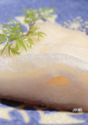 Hình của món BÁNH BÒ xốp (Steamed Rice Cake).