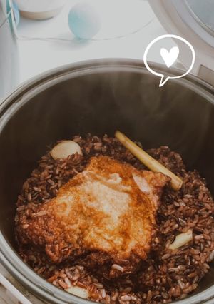 Foto resep Chicken rice KFC beras merah